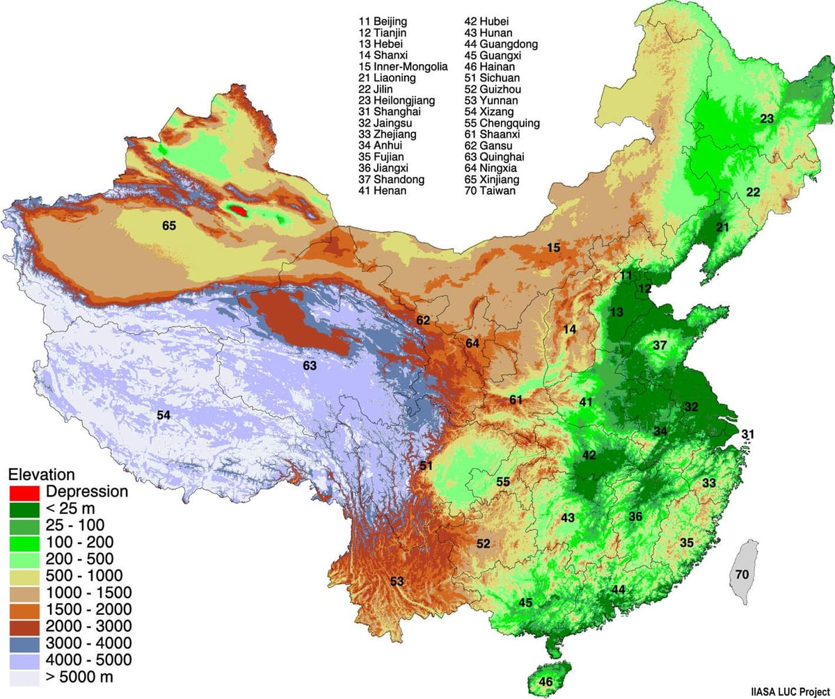 mapa Mongolsko fasáda