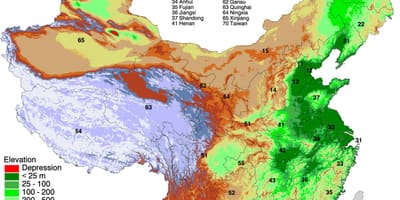 Mapa Mongolsko fasáda
