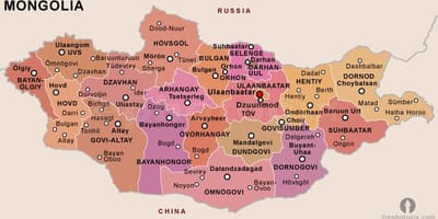 Lao ak Mongolsko politické 